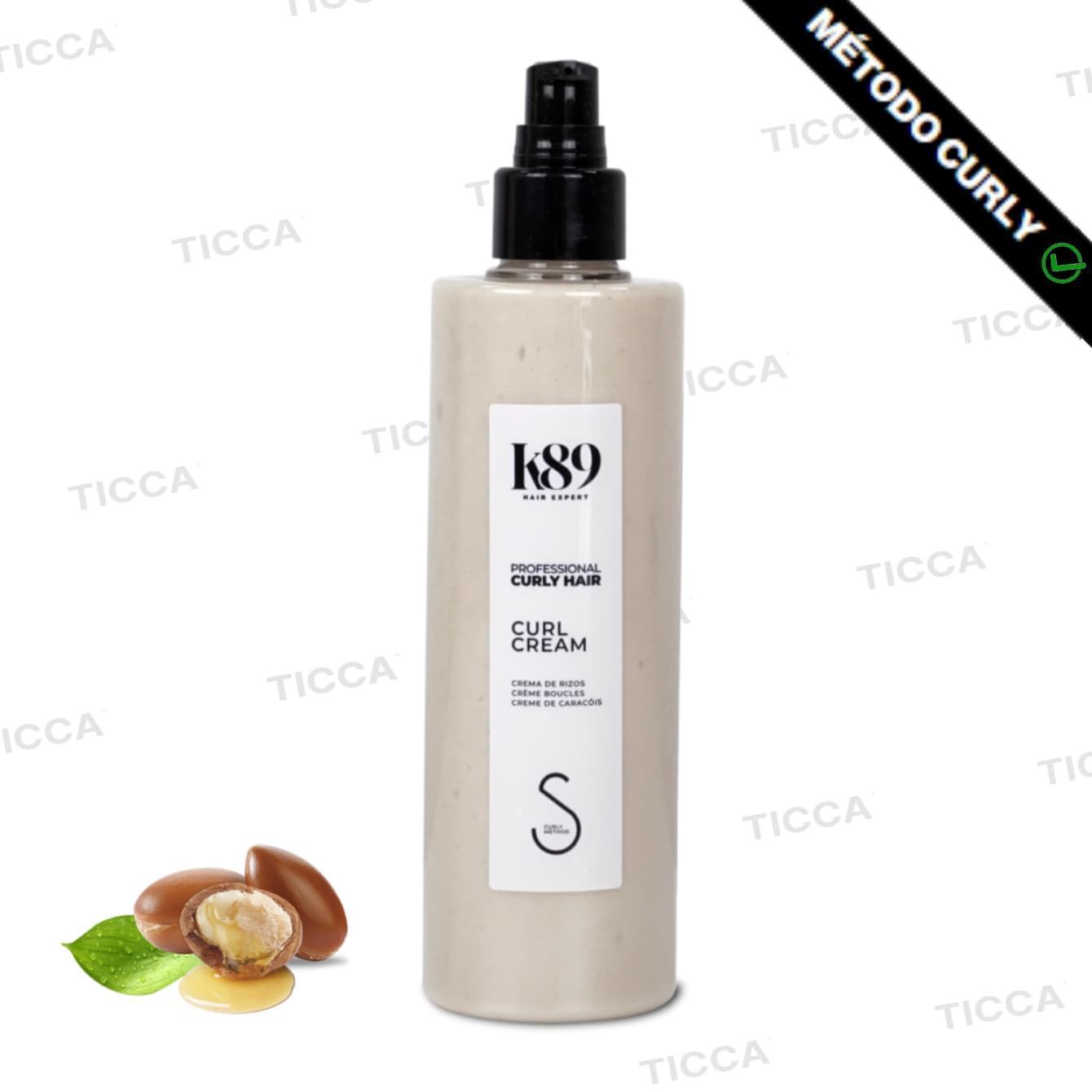 CREMA DE RIZOS FLEXIBLE METODO CURLY CURL CREAM 250ml | K89 - Imagen 1