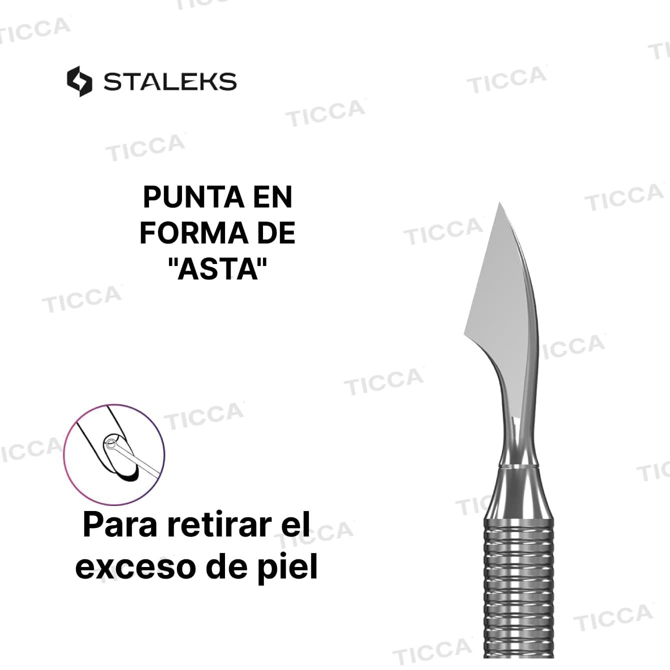 EMPUJADOR PROFESIONAL DE CUTICULA EXPERT PE-30/3 | STALEKS - Imagen 3