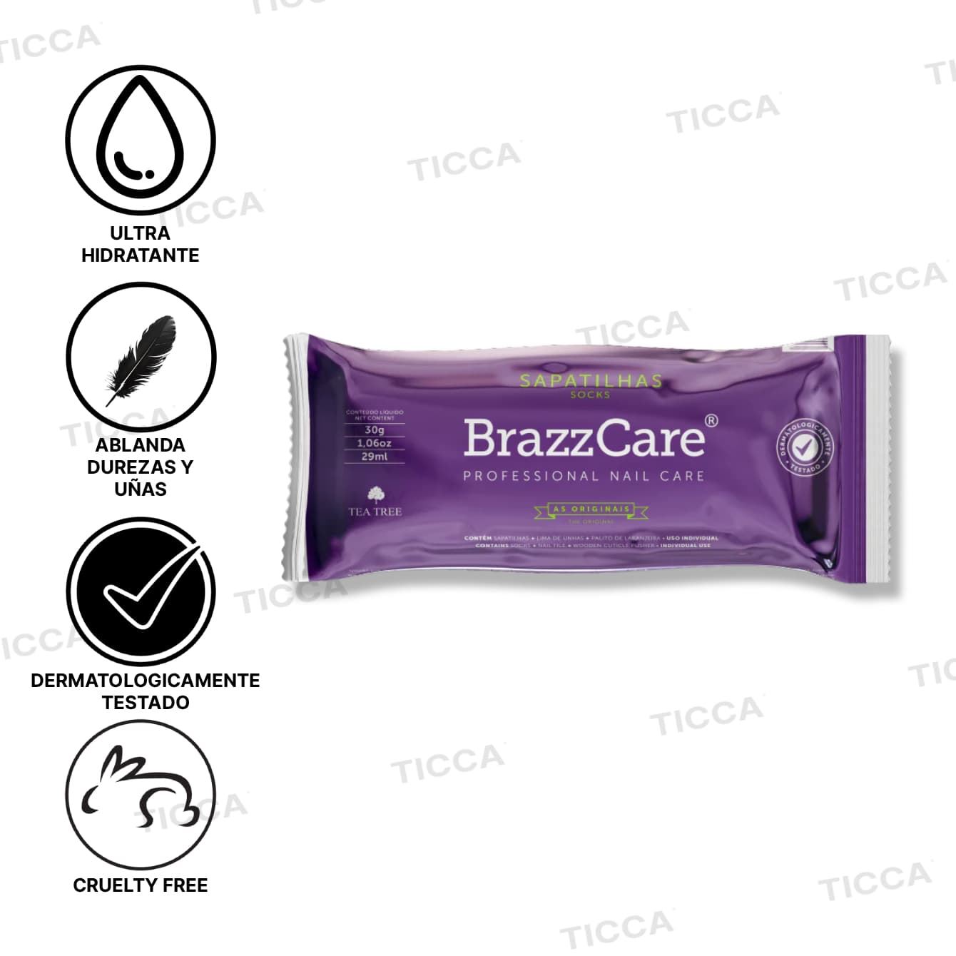 KIT DE PEDICURA PATUCO CON CREMA+LIMA+PALITO | BRAZZCARE - Imagen 1