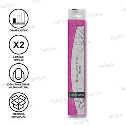 LIMA MEDIA LUNA PARA UÑAS 180/240 NFE-40-180/240 | STALEKS - Imagen 2