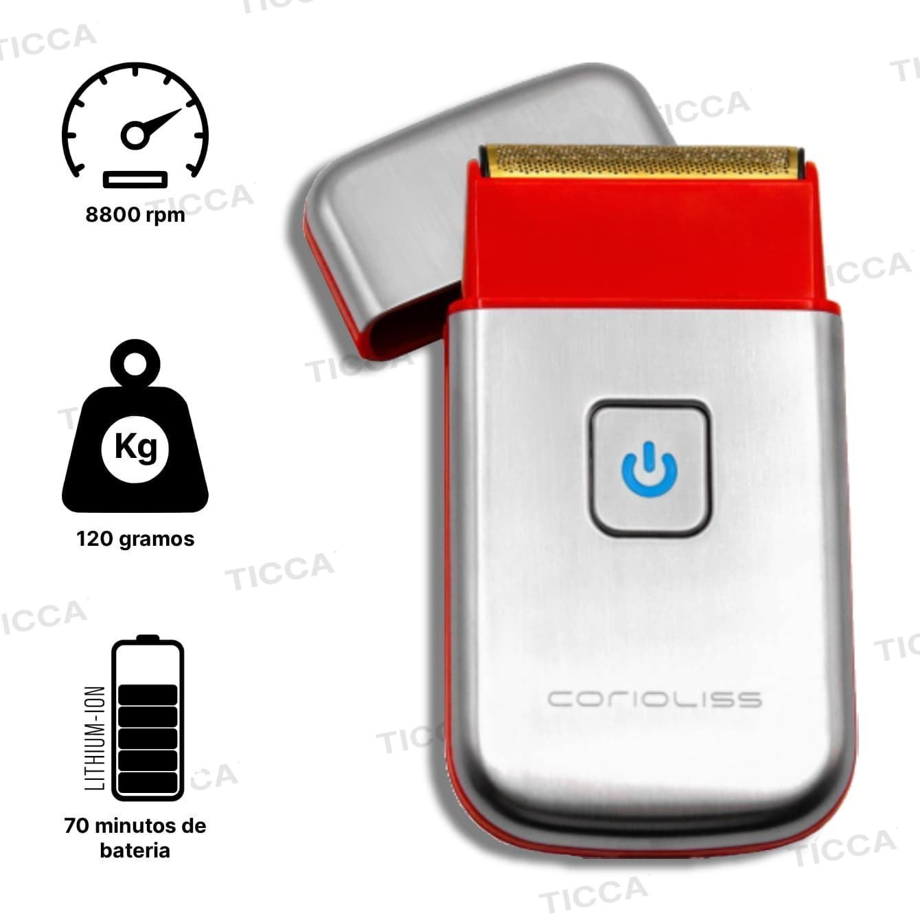 MAQUINA AFEITADORA THE MINI SHAVER 8800rpm | CORIOLISS - Imagen 1
