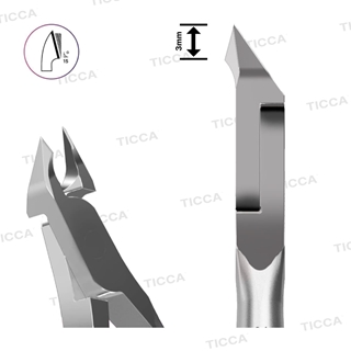 ALICATES DE CUTICULAS PROFESIONAL SMART 10 3mm | STALEKS - Imagen 2