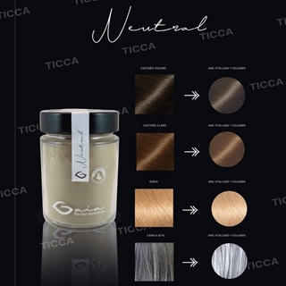 BARROS COLORACION 100% VEGETAL NEUTRAL: ACLARADO Y BRILLO 260g | GAIA - Imagen 2
