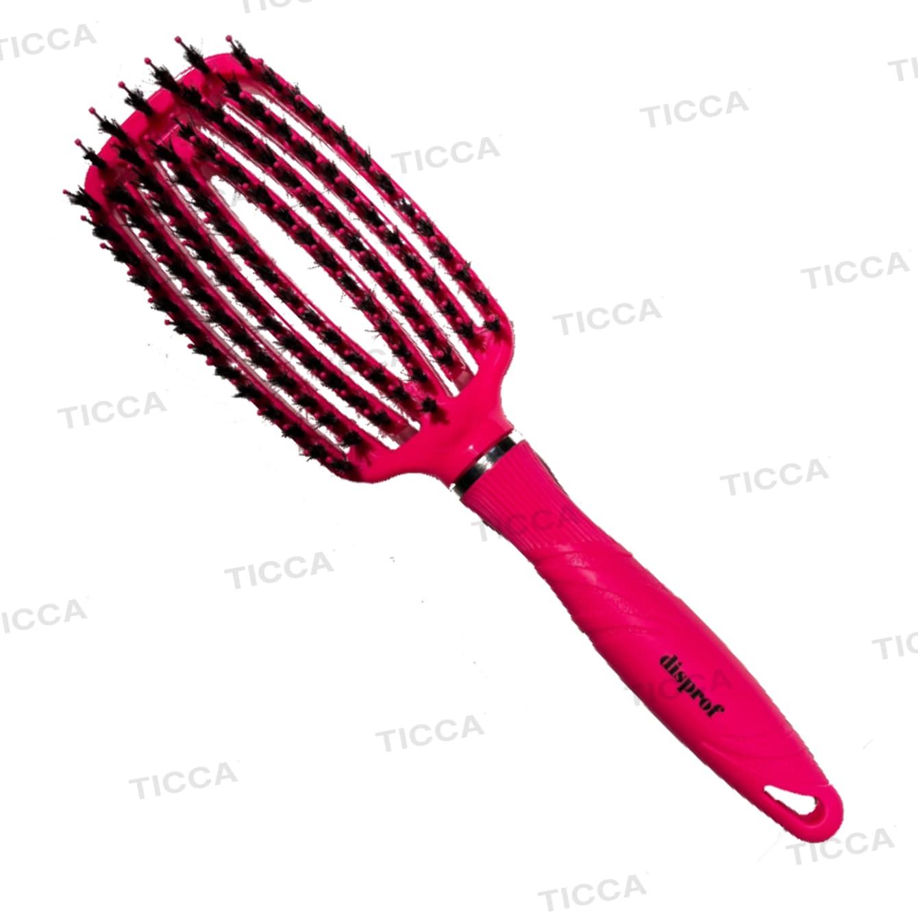 CEPILLO DESENREDANTE NYLON-JABALI RAKE BRUSH FUCSIA - Imagen 1