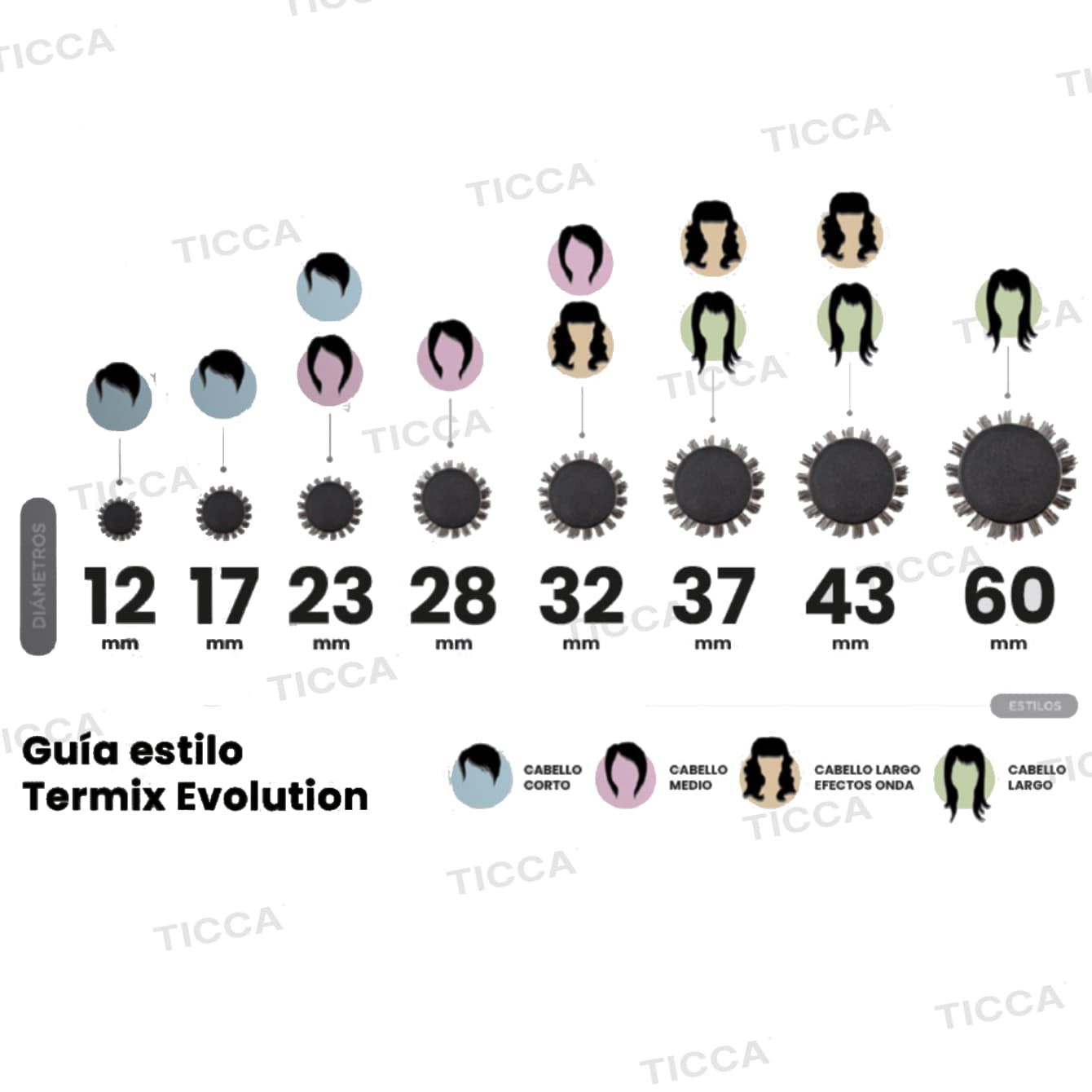 CEPILLO TERMICO PARA CABELLO GRUESO Ø12 EVOLUTION PLUS - Imagen 4