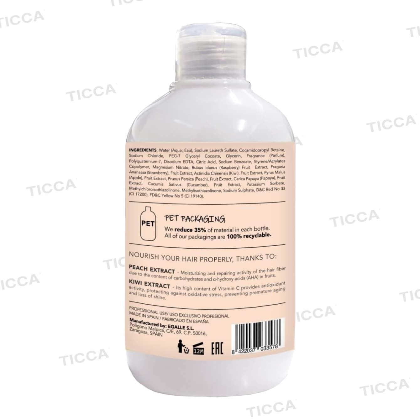 CHAMPU DE REPARACION PROFUNDA "DEEP REPAIR" 450ml - Imagen 3