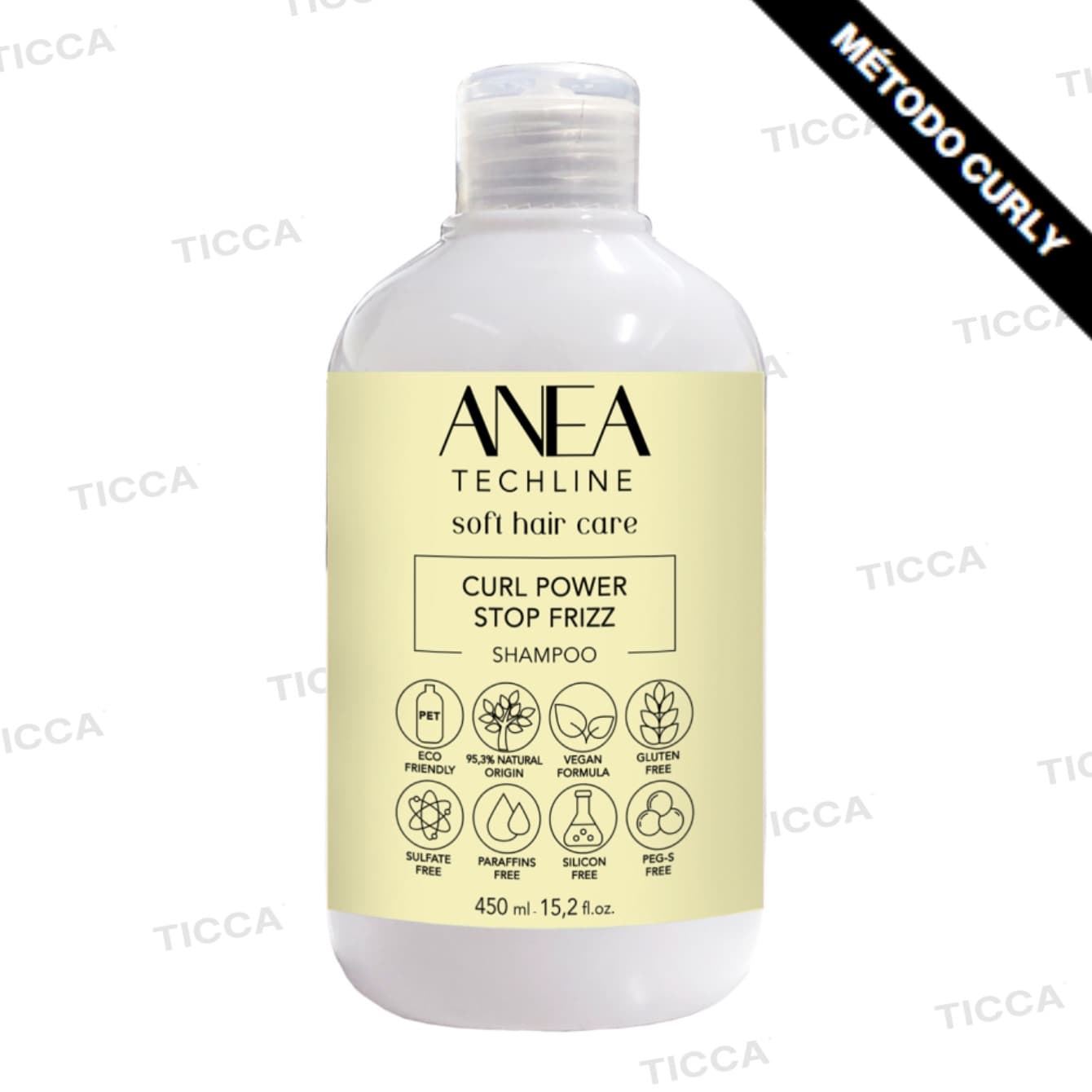 CHAMPU PARA RIZOS ANTIENCRESPAMIENTO 450ml "CURL POWER STOP FRIZZ" - Imagen 1