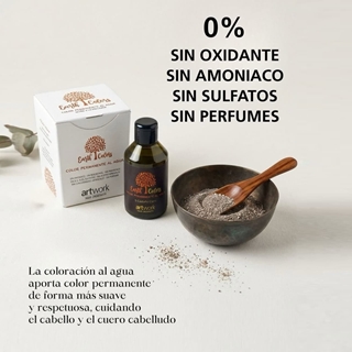 Coloracion Vegetal Permanente al Agua - Bases Naturales 60g | ArtWork - Imagen 2