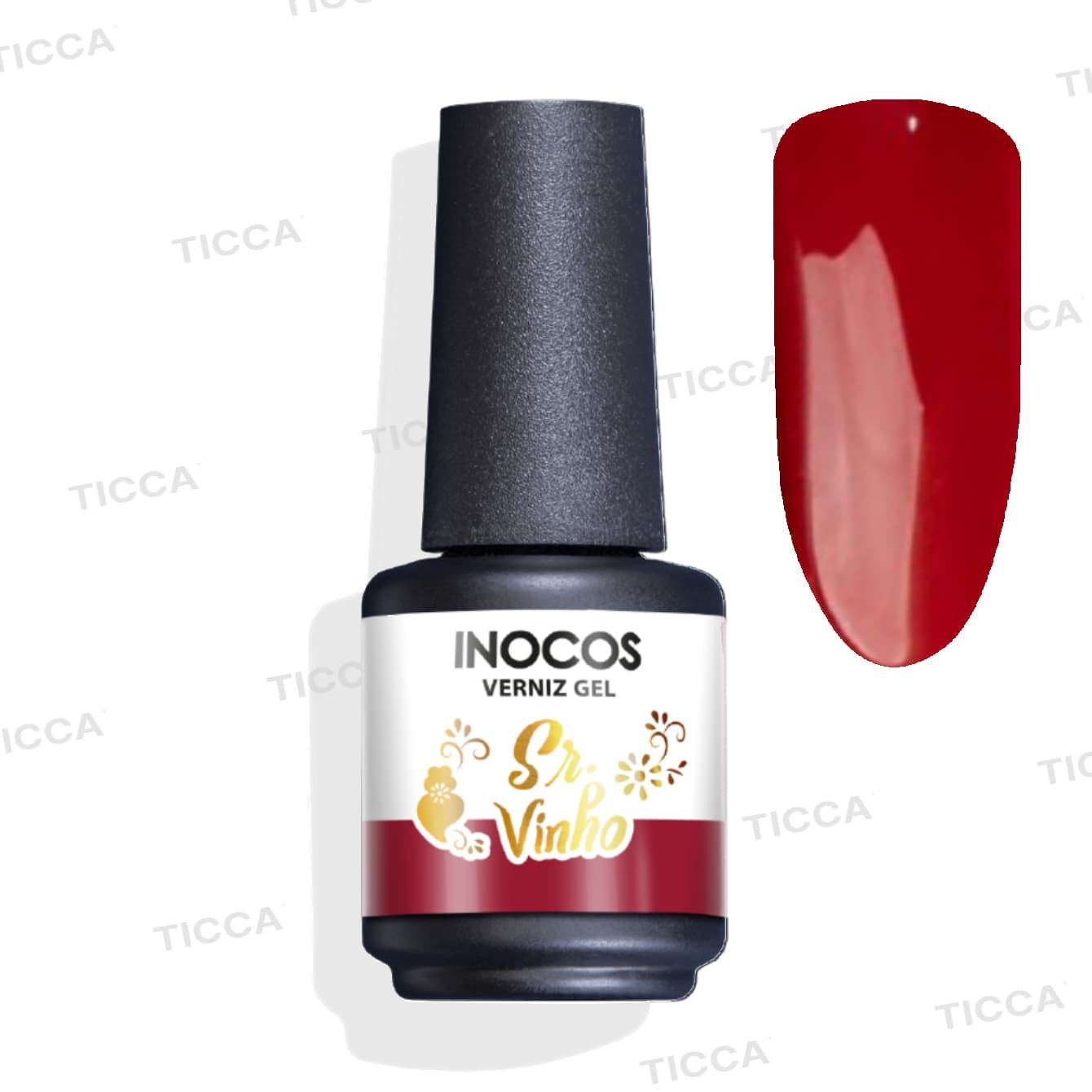 ESMALTE SEMIPERMANENTE "SR VINHO" 15ml - Imagen 1