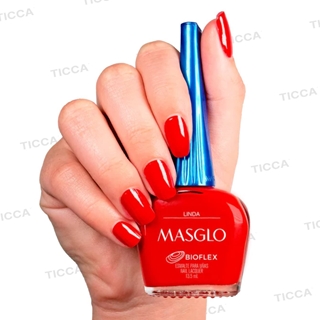ESMALTE TRADICIONAL ROJO "LINDA" 13,5ml | MASGLO - Imagen 2