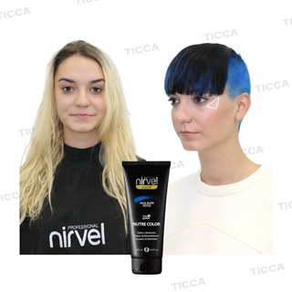 MASCARILLA DE COLOR NUTRE COLOR AZUL KLEIN 200ml | NIRVEL PROFESIONAL - Imagen 2
