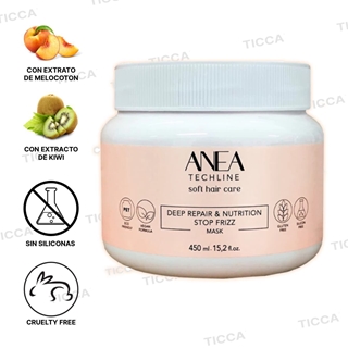 Mascarilla para Cabello Dañado Deep Repair 450ml - Stop Frizz | ANEA TECHLINE - Imagen 2