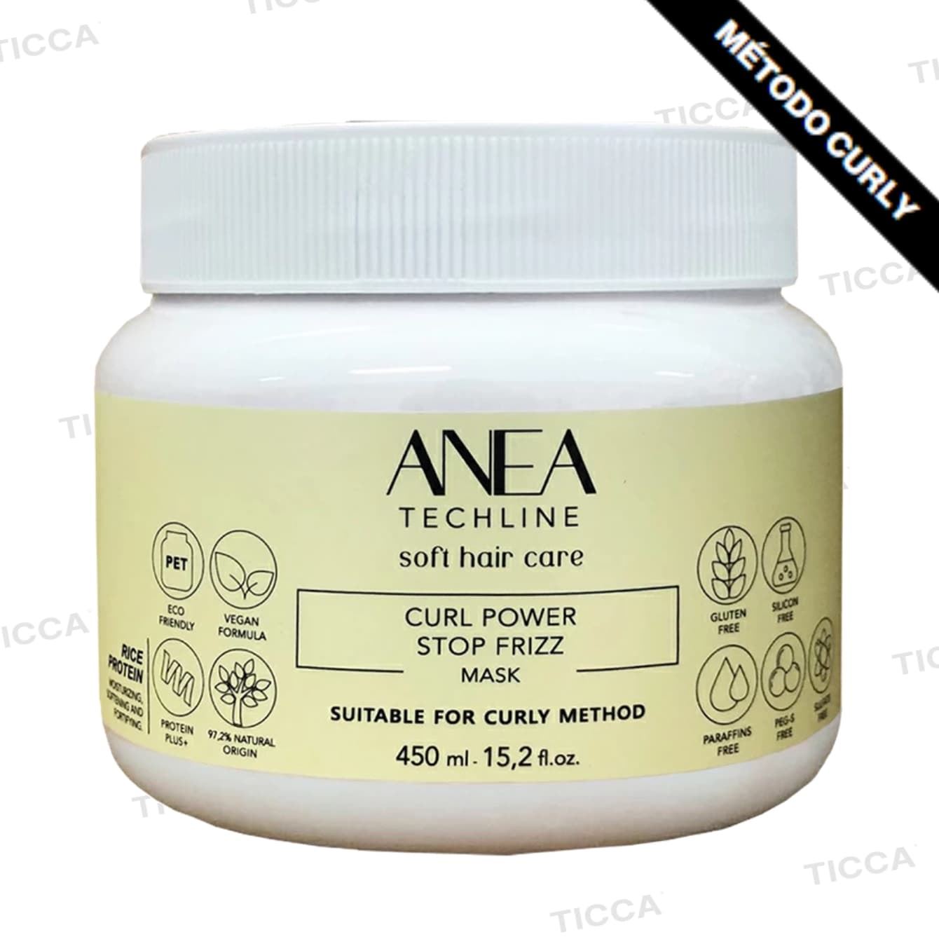 MASCARILLA PARA RIZOS 3 EN 1 "CURL POWER" 450ml - Imagen 1