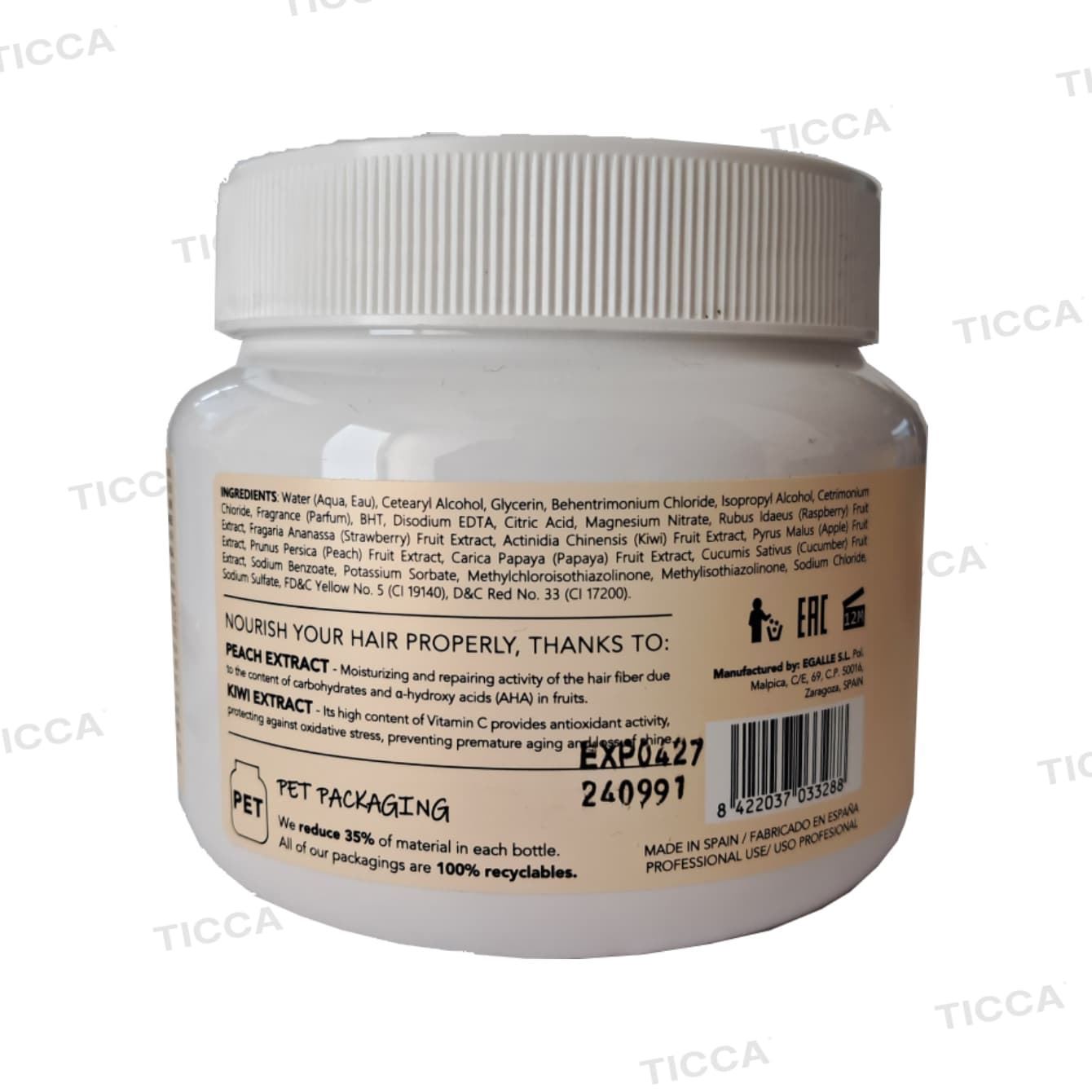 MASCARILLA REPARADORA INTENSIVA Y ANTIENCRESPAMIENTO "DEEP REPAIR" - Imagen 3