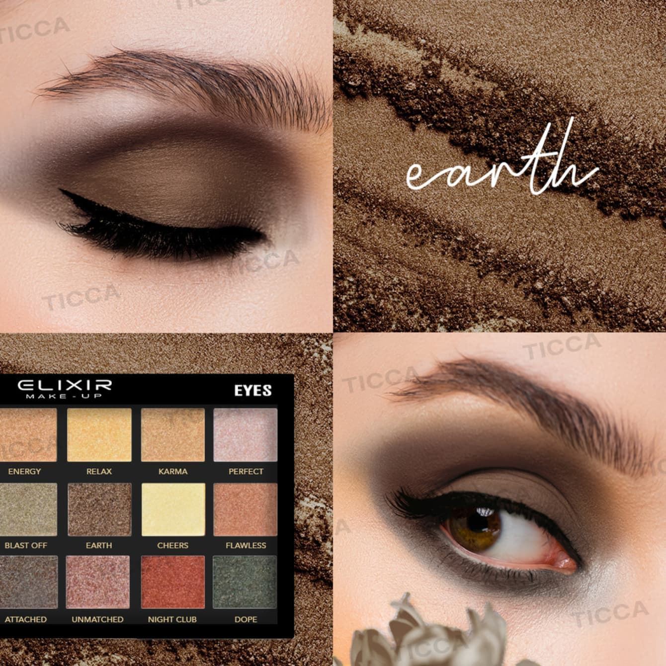 PALETA DE SOMBRAS DE OJOS 18 COLORES 18g - Imagen 3