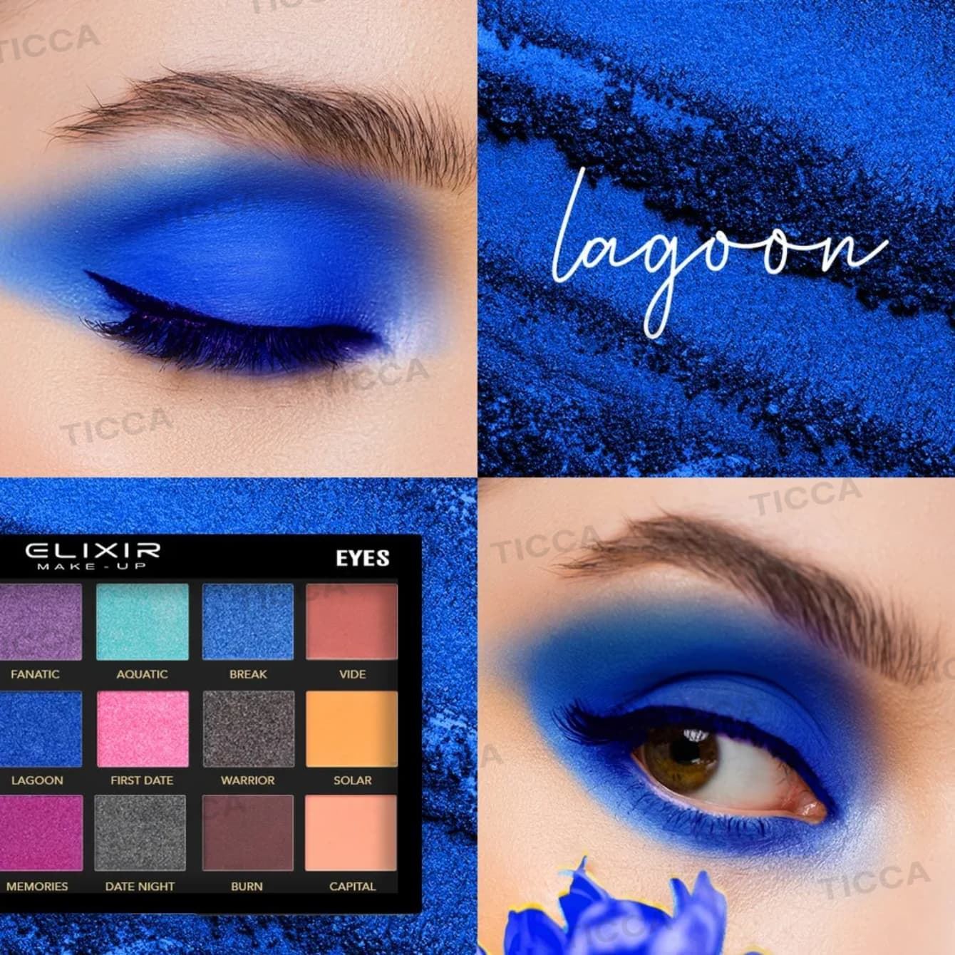 PALETA DE SOMBRAS DE OJOS 18 COLORES 18g - Imagen 3