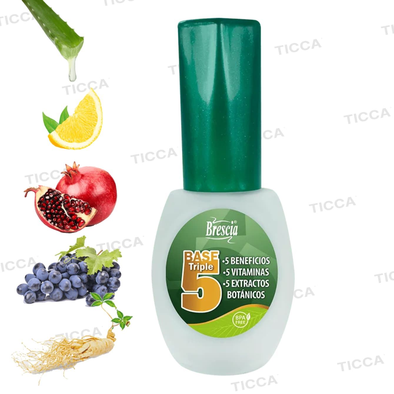 REPARADOR DE UÑAS ESTRIADAS Y EN CAPAS "TRIPLE 5" 12,5ml - Imagen 1